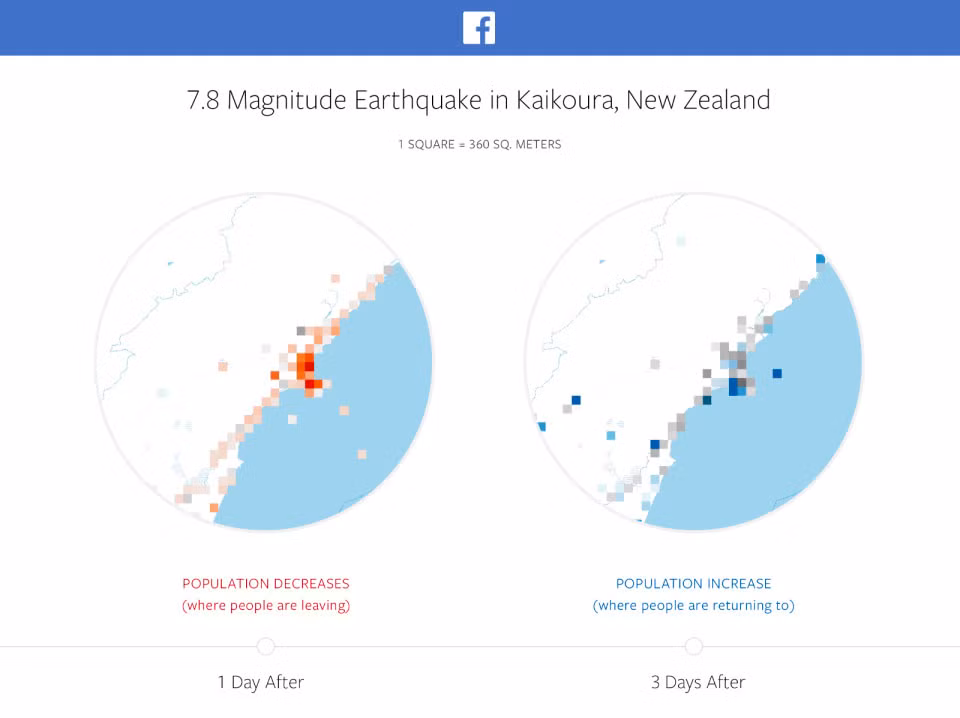 Facebook công bố bản đồ thảm họa hỗ trợ hoạt động cứu hộ ảnh 2