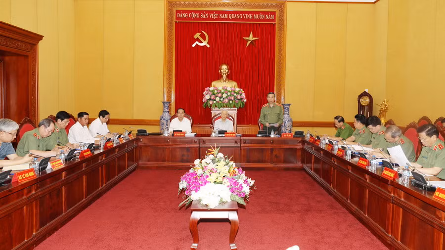 Đảng ủy Công an Trung ương tổ chức Hội nghị đánh giá kết quả công tác ảnh 1