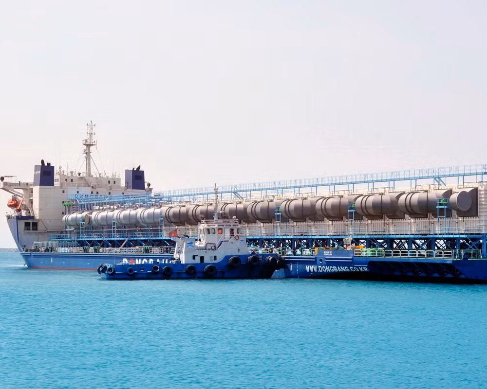 Doosan Vina xuất khẩu thiết bị khử mặn nặng đến Saudi Arabia ảnh 1