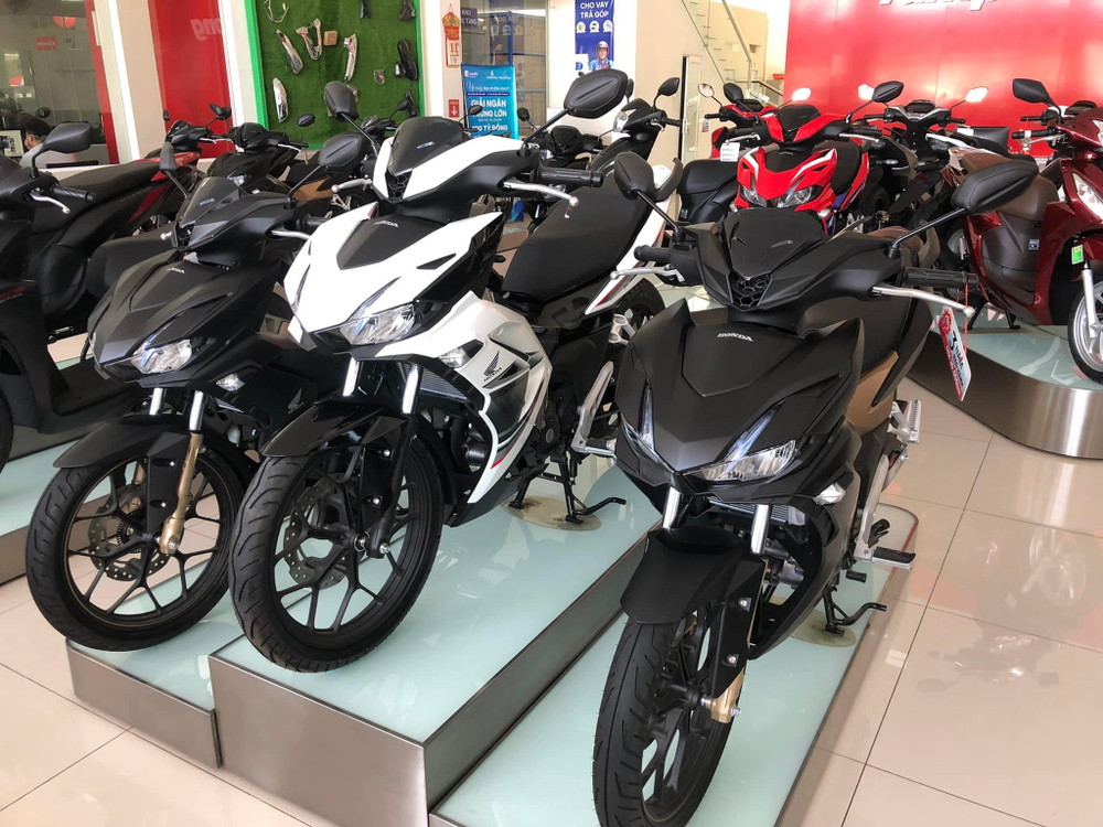 Chính sách giá của Honda Winner X đang đi ngược lại với các mẫu xe khác cùng thương hiệu. (Ảnh: PV/Vietnam+)