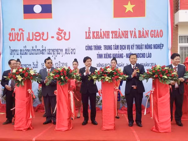 Việt Nam giúp Lào xây Trung tâm Dịch vụ kỹ thuật nông nghiệp ảnh 1