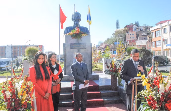 Hoàn thành tôn tạo di tích Quảng trường Hồ Chí Minh ở Madagascar ảnh 1