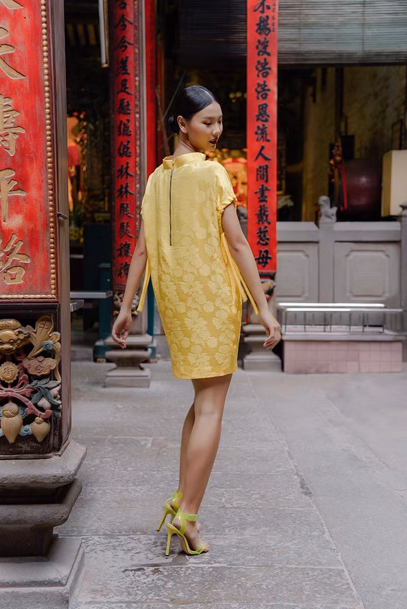 Những thiết kế lụa đậm chất Hà thành cho mùa thu của Hà Linh Thư ảnh 13