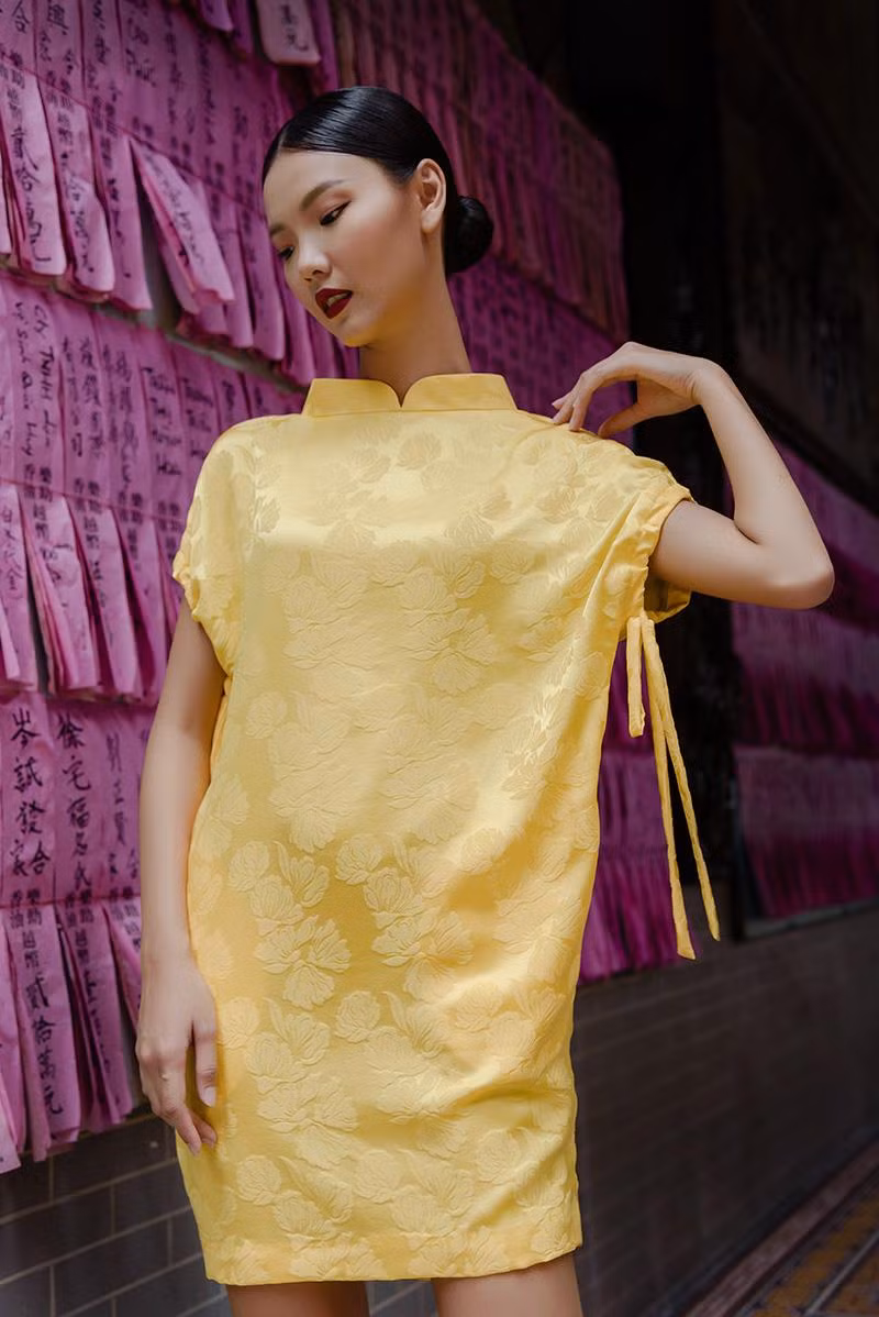 Những thiết kế lụa đậm chất Hà thành cho mùa thu của Hà Linh Thư ảnh 12