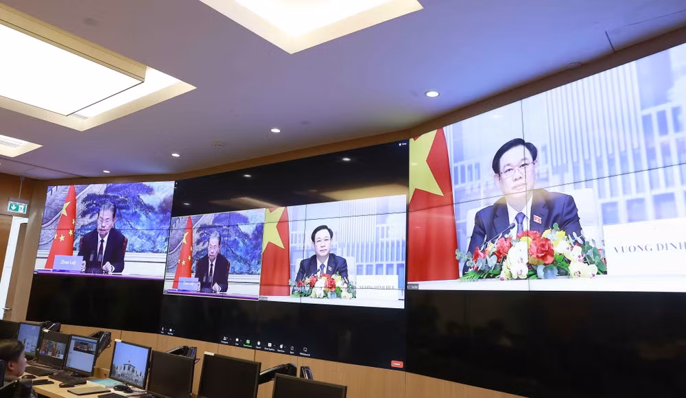 Chủ tịch QH hội đàm với Ủy viên trưởng Nhân đại toàn quốc Trung Quốc ảnh 3