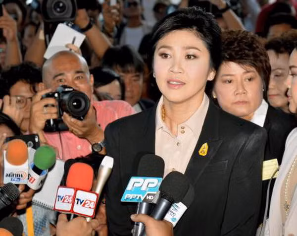 Thái Lan: Bà Yingluck trình diện trước Tòa do vụ kiện trợ giá gạo ảnh 1