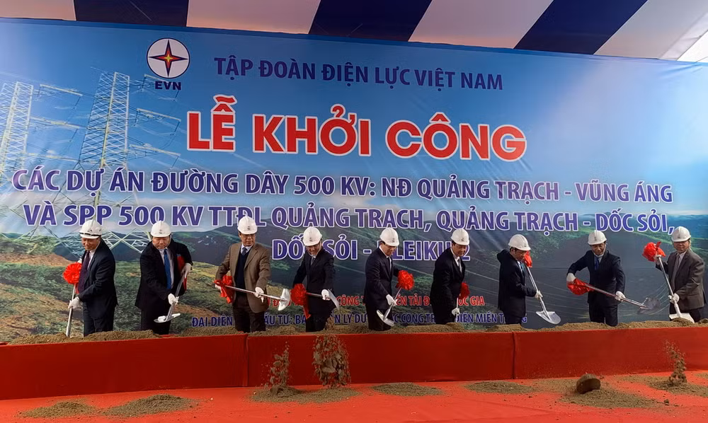 Nhiều giải pháp đảm bảo tiến độ cụm dự án đường dây 500kV mạch 3 ảnh 1