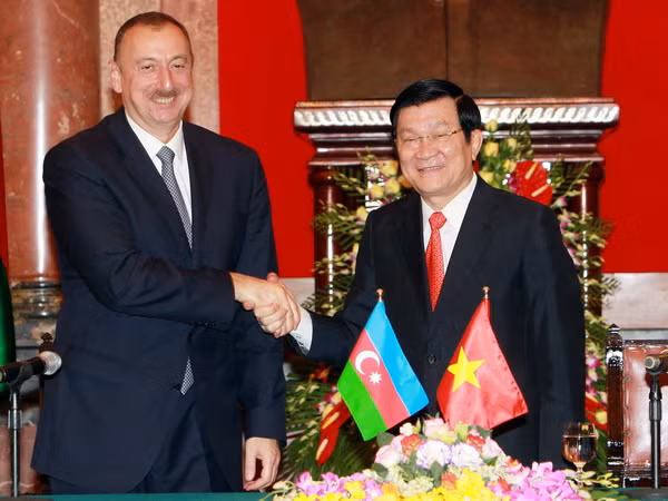 Tổng thống Azerbaijan kết thúc tốt đẹp chuyến thăm Việt Nam ảnh 1