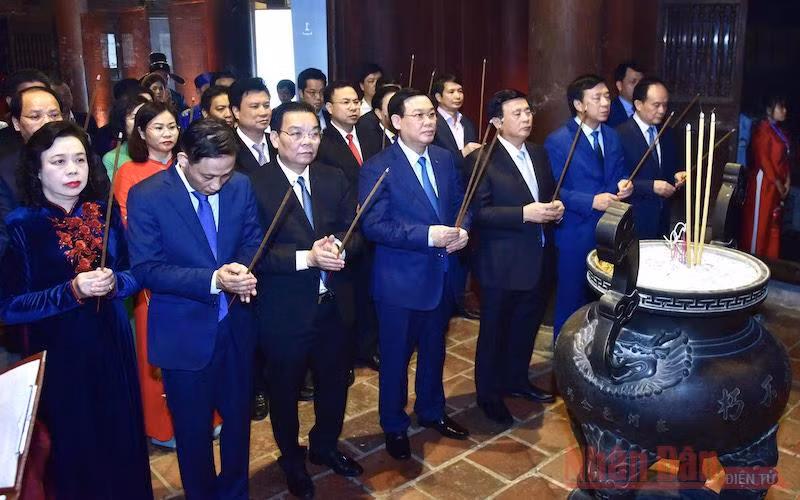 Trang trọng Lễ kỷ niệm 650 năm ngày mất của Danh nhân Chu Văn An ảnh 1