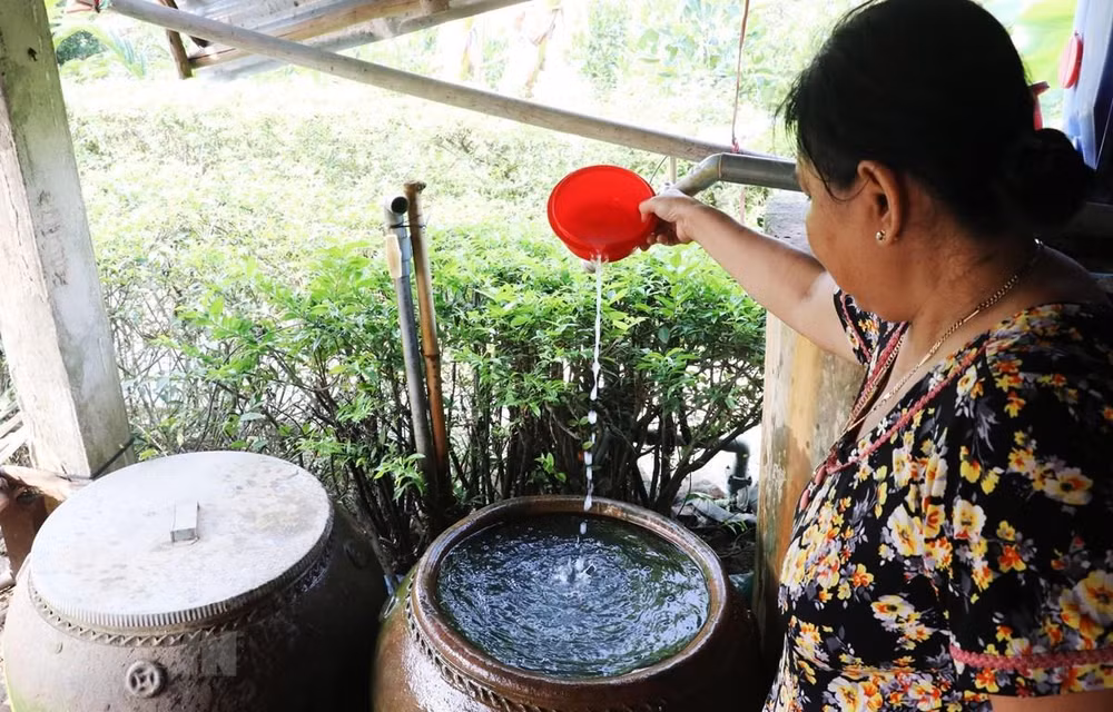 Hàng nghìn hộ dân vùng hạ của tỉnh Long An thiếu nước sạch ảnh 1