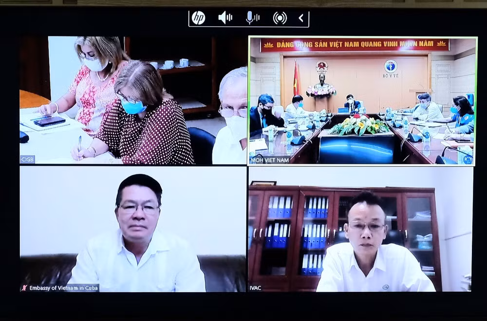 Bộ Y tế đàm phán với Cuba về hợp tác sản xuất vaccine phòng COVID-19 ảnh 1