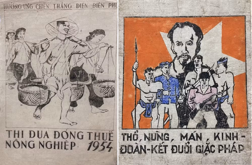 Thi sáng tác tranh cổ động 75 năm Ngày ra lời kêu gọi thi đua ái quốc ảnh 1