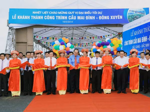 Khánh thành cầu Mai Đình-Đông Xuyên nối liền Bắc Giang và Bắc Ninh ảnh 1