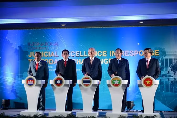 Việt Nam dự hội nghị quốc tế về lĩnh vực tòa án, tư pháp ở Thái Lan ảnh 1