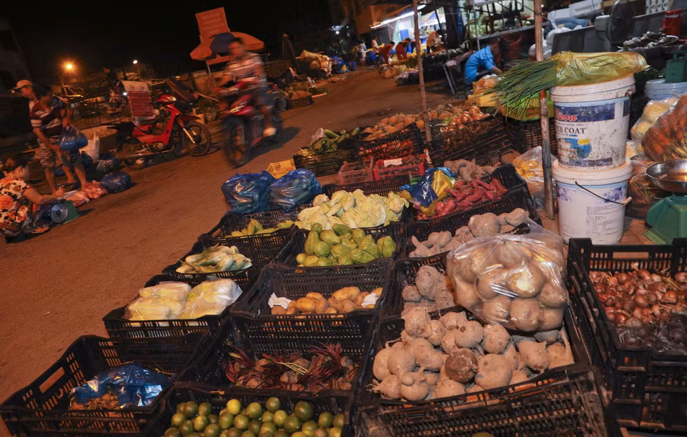 Hậu Giang: Sôi động chợ đêm nông sản, trái cây Tết Tân Sửu ảnh 2