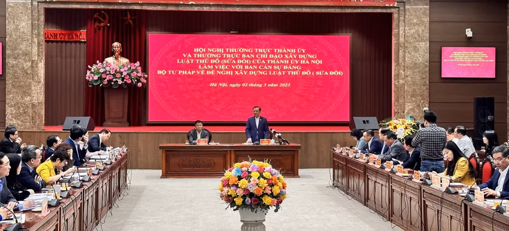 Hà Nội đề nghị xây dựng Dự thảo Luật Thủ đô với 9 nhóm chính sách ảnh 1