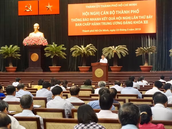TP.HCM thông báo kết quả Hội nghị Trung ương 7 khóa XII ảnh 1