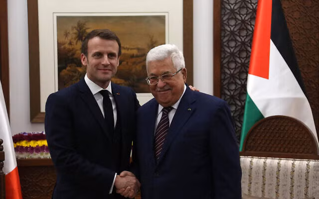 Tổng thống Palestine gặp Tổng thống Pháp nhằm cứu giải pháp 2 nhà nước ảnh 1