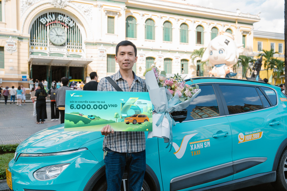 Xanh SM đón khách hàng thứ 6 triệu sau 5 tháng ra mắt thị trường | Vietnam+ (VietnamPlus)