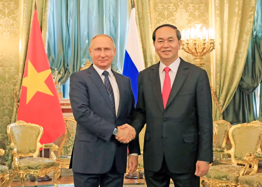 Chủ tịch nước Trần Đại Quang hội đàm với Tổng thống Nga Putin ảnh 1