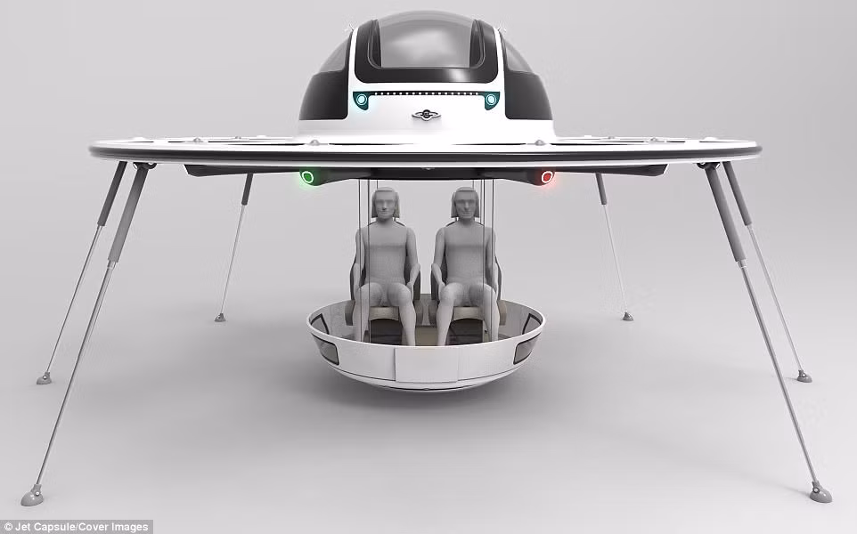 Ngỡ ngàng với mẫu máy bay chở khách dạng UFO của Italy ảnh 2