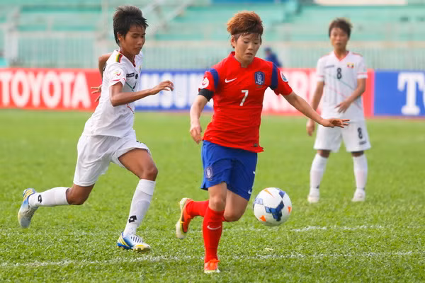 Bảng B Asian Cup nữ: Myanmar và Thái Lan thua tan tác ảnh 1