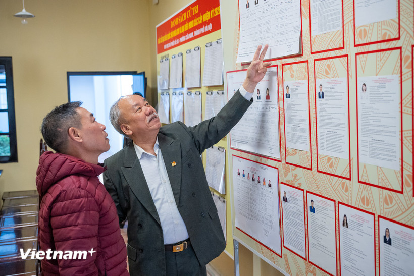 Việc đặt địa điểm bầu cử tại các di tích lịch sử, văn hóa mang ý nghĩa biểu tượng sâu sắc. (Ảnh: Minh Sơn/Vietnam+)