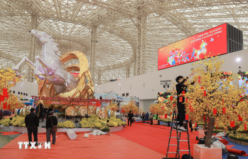 Hội chợ mùa Xuân lần thứ nhất. (Ảnh: Phan Phương/TTXVN)