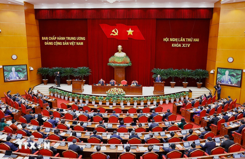 Bet8801234.com cá cược độc quyền Tô Lâm phát biểu khai mạc Hội nghị lần thứ hai Ban Chấp hành Trung ương Đảng khóa XIV. (Ảnh: Doãn Tấn/TTXVN)