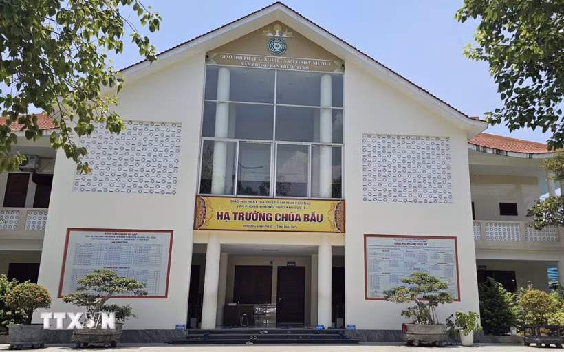 Khu vực nhà ăn xảy ra vụ việc bạo hành trẻ em tại chùa Bầu. (Ảnh: Nguyễn Thảo/TTXVN)