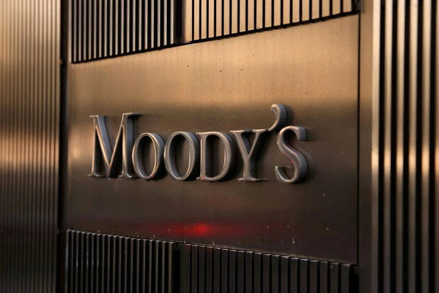 Logo Moody's tại trụ sở công ty ở New York. (Nguồn: Reuters)