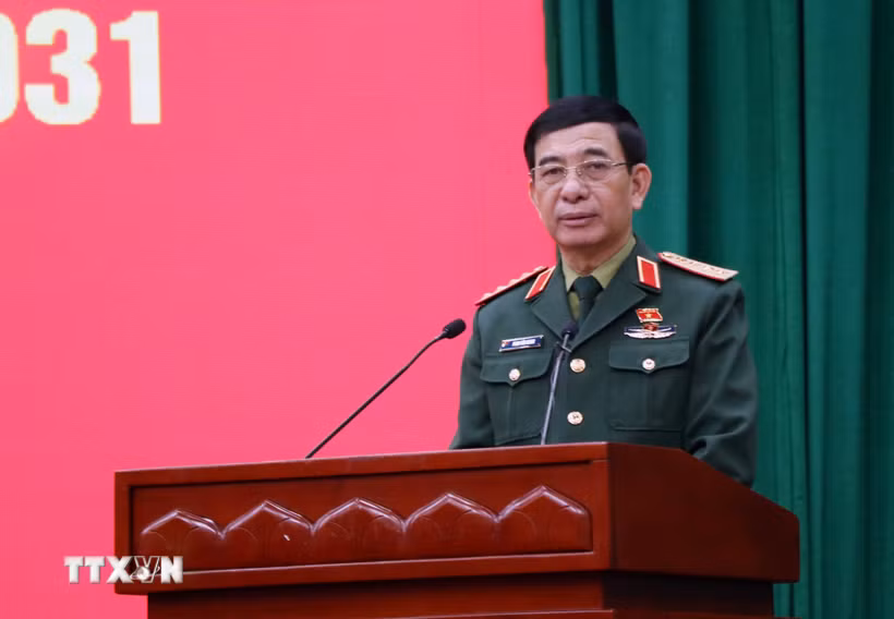 Phó Thủ tướng, Bộ trưởng Quốc phòng Phan Văn Giang. (Ảnh: Trần Trang/TTXVN)