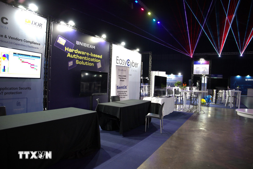 Cybertech Global TLV 2026 mang đến không gian kết nối toàn diện cho hệ sinh thái an ninh mạng toàn cầu thông qua các phiên thảo luận cấp cao, triển lãm công nghệ quy mô lớn, hoạt động kết nối đầu tư và các diễn đàn chuyên đề chuyên sâu. (Ảnh: Thanh Bình/TTXVN)