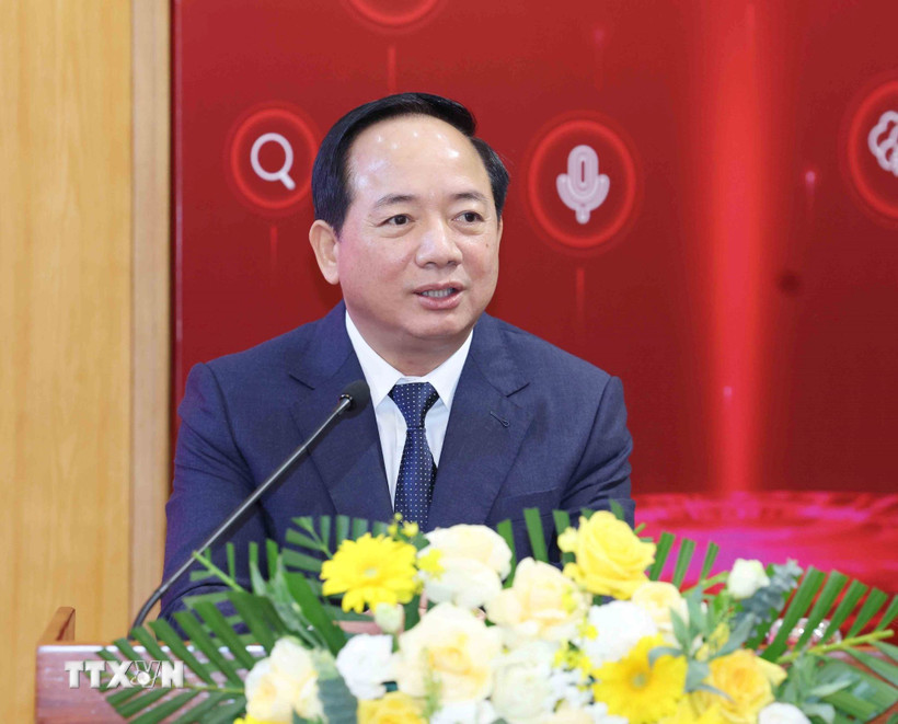 Ông Trịnh Văn Quyết, Bí thư Trung ương Đảng, Trưởng Ban Tuyên giáo và Dân vận Trung ương. (Nguồn: TTXVN)