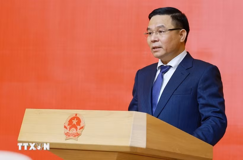Bộ trưởng Bộ Công Thương Lê Mạnh Hùng. (Nguồn: TTXVN)