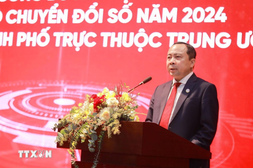 Ông Vũ Hải Quân, Thứ trưởng Thường trực Bộ Khoa học và Công nghệ. (Ảnh: Phan Phương/TTXVN)