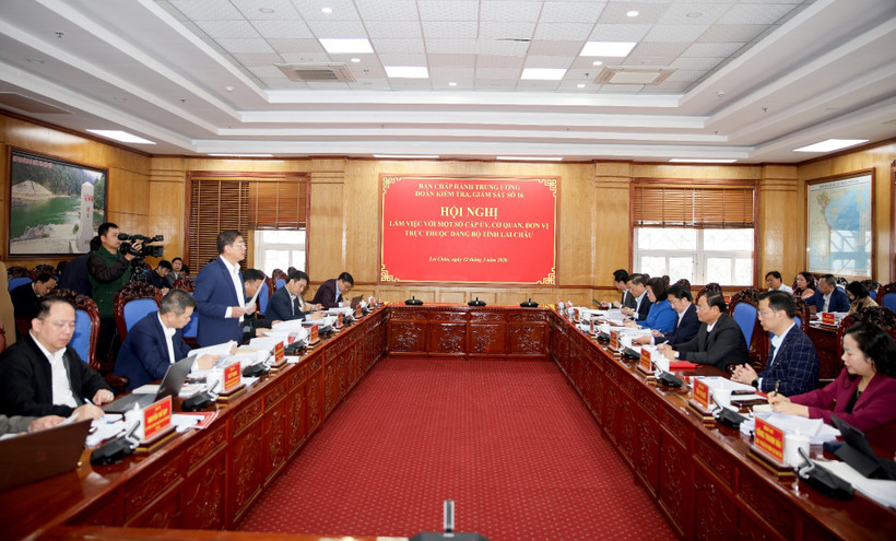 Quang cảnh hội nghị. (Nguồn: Báo và Phát thanh Truyền hình Lai Châu)