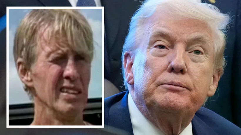 Đối tượng Ryan Routh (trái) âm mưu ám sát Tổng thống Mỹ Donald Trump. (Nguồn: AP)