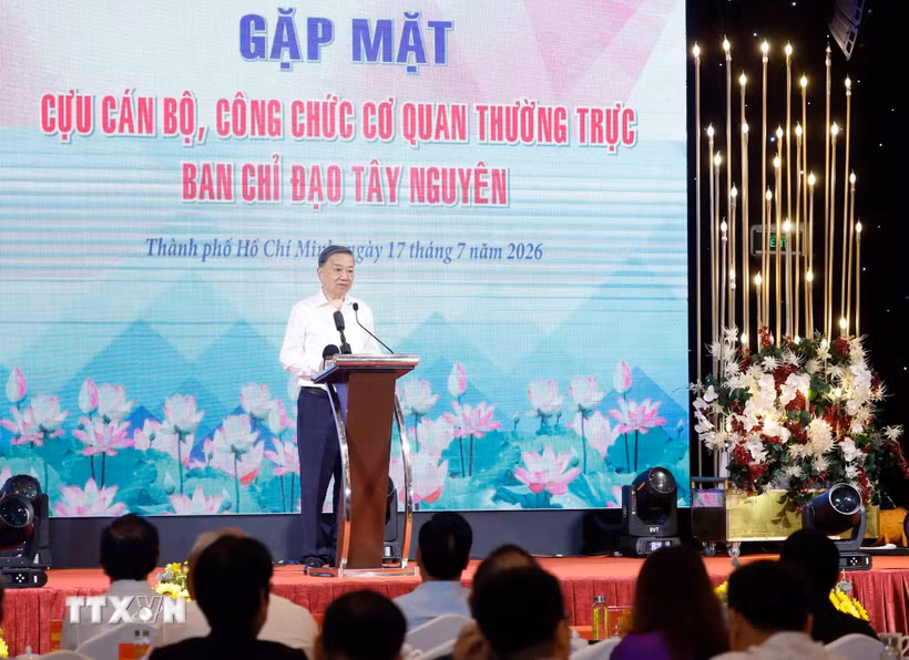 Tổng Bí thư, Chủ tịch nước Tô Lâm phát biểu. (Ảnh: Thống Nhất/TTXVN)