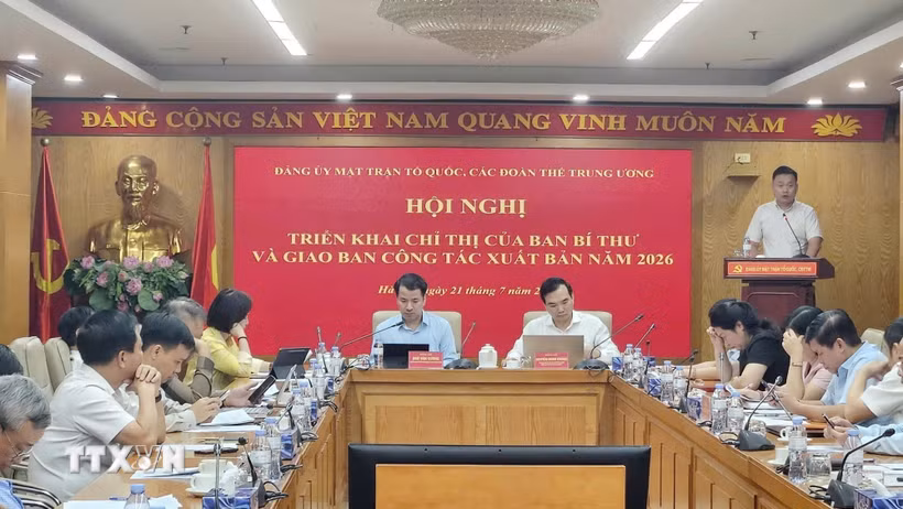 Quang cảnh hội nghị. (Ảnh: Phúc Hằng/TTXVN)