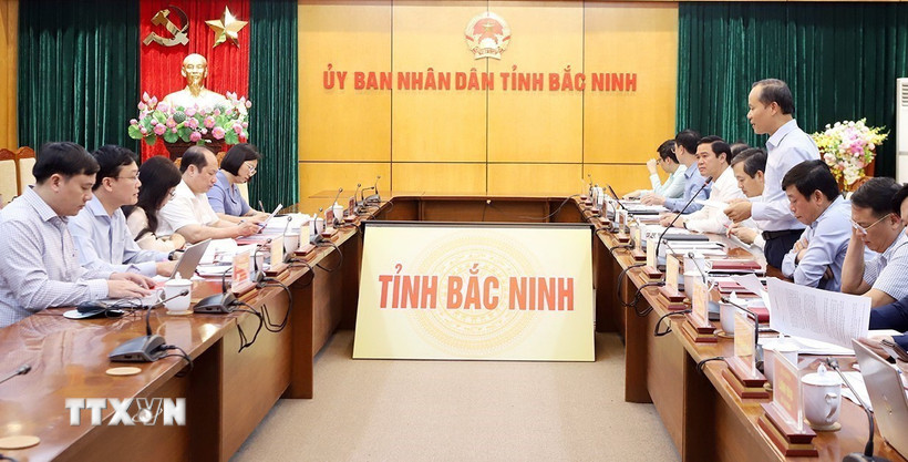 Quang cảnh buổi làm việc. (Ảnh: Đồng Thúy/TTXVN)