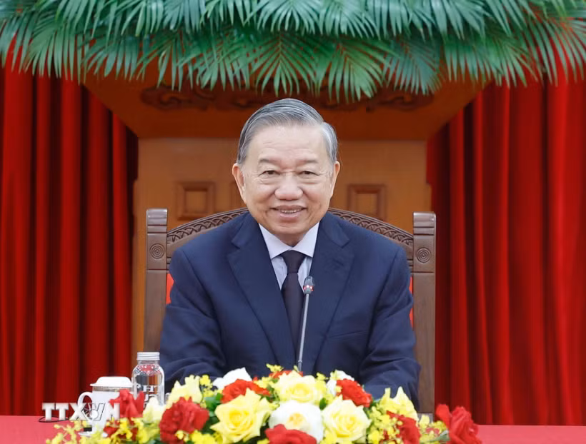 Tổng Bí thư, Chủ tịch nước Tô Lâm và Phu nhân cùng đoàn đại biểu cấp cao Việt Nam sẽ thăm chính thức Thái Lan từ ngày 27-29/5/2026. (Ảnh: Thống Nhất/TTXVN)