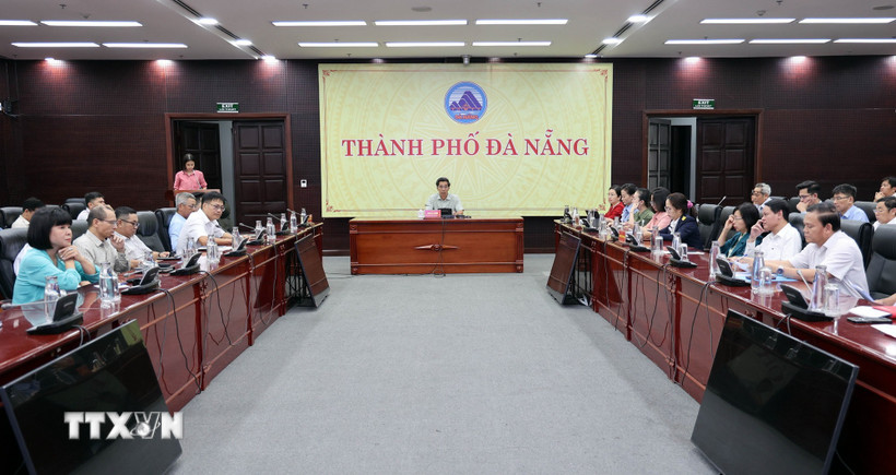 Đại diện các doanh nghiệp trên địa bàn thành phố Đà Nẵng kiến nghị cơ quan chức năng có giải pháp điều hành phù hợp. (Ảnh: Trần Tĩnh/TTXVN)