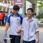 Thí sinh Hà Nội dự thi Tốt nghiệp Trung học phổ thông. (Ảnh: Hoài Nam/Vietnam+)