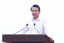 Bộ trưởng - Chủ nhiệm Văn phòng Chính phủ Đặng Xuân Phong - người phát ngôn của Chính phủ phát biểu tại họp báo Chính phủ ngày 4/7. (Ảnh: Vietnam+)