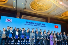 Diễn đàn kinh tế Việt Nam – Hàn Quốc năm 2025. (Ảnh: Vietnam+)