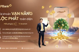 Tài khoản Vạn năng - Lộc phát toàn diện giúp doanh nghiệp tối đa lợi ích với thủ tục đơn giản, nhanh gọn. (Ảnh: Vietnam+)