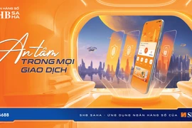 SHB SAHA - An tâm trong mọi giao dịch. (Ảnh: Vietnam+)
