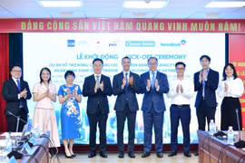 Khởi động Dự án nâng cao năng lực Ngân hàng xanh là một bước tiến quan trọng hướng tới phát triển bền vững của VietinBank. (Ảnh: Vietnam+)