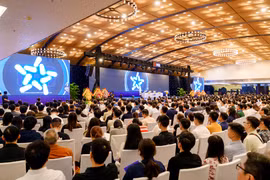 Gần 3.000 cổ đông tham dự Đại hội đồng cổ đông ngân hàng MB. (Ảnh: Vietnam+)